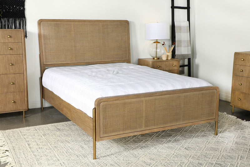 Arini Upholstered Panel Bed