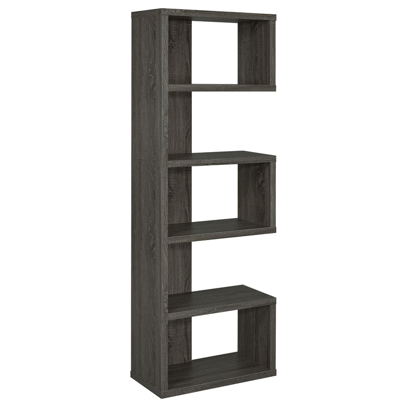 Joey 5-tier Bookcase Weathered Grey image