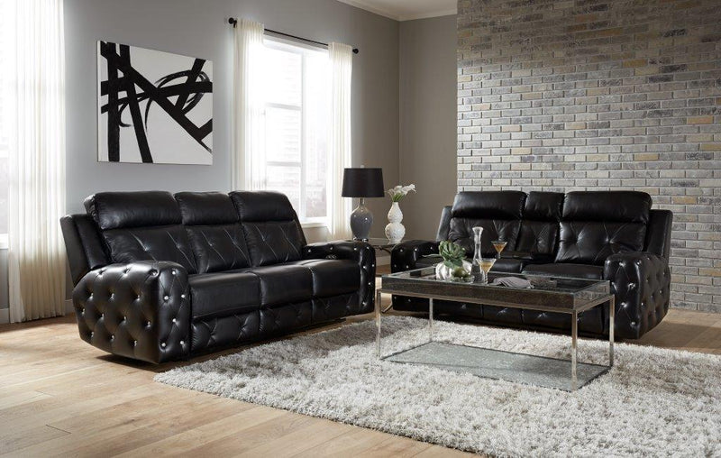 U8311 Black Reclining Sofa and Loveseat image